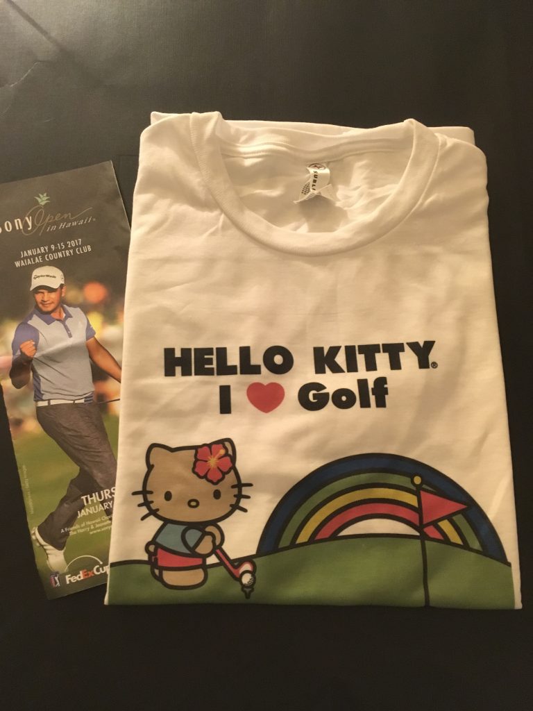 Sony Open in Hawaii 2017 　オリジナルTシャツ